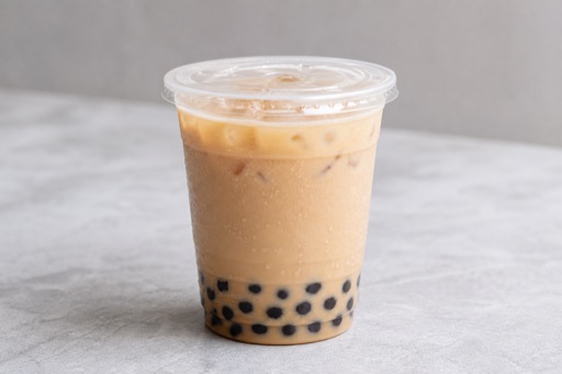 Photorealistic boba oolong milk tea P06 food image by VDAMO