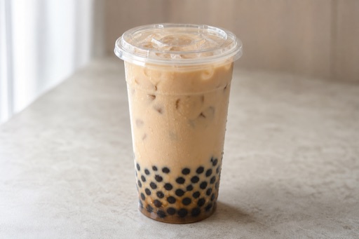 Photorealistic boba oolong milk tea P07 food image by VDAMO