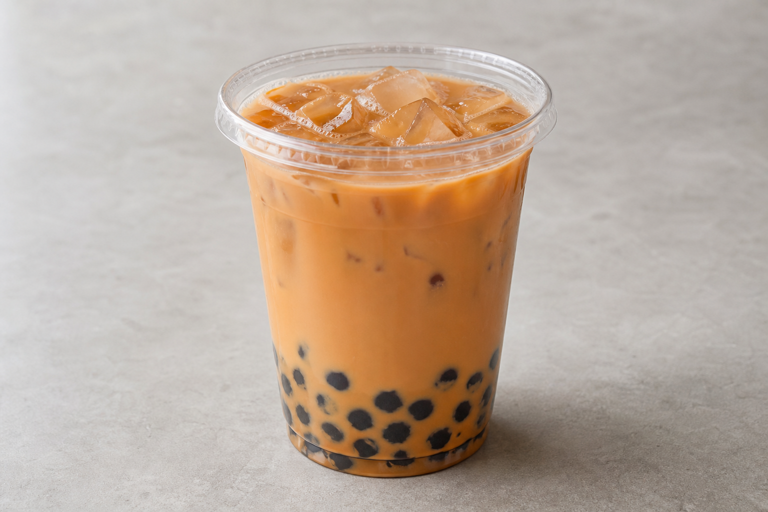 boba pearls Hong Kong milk tea P04 — China dish