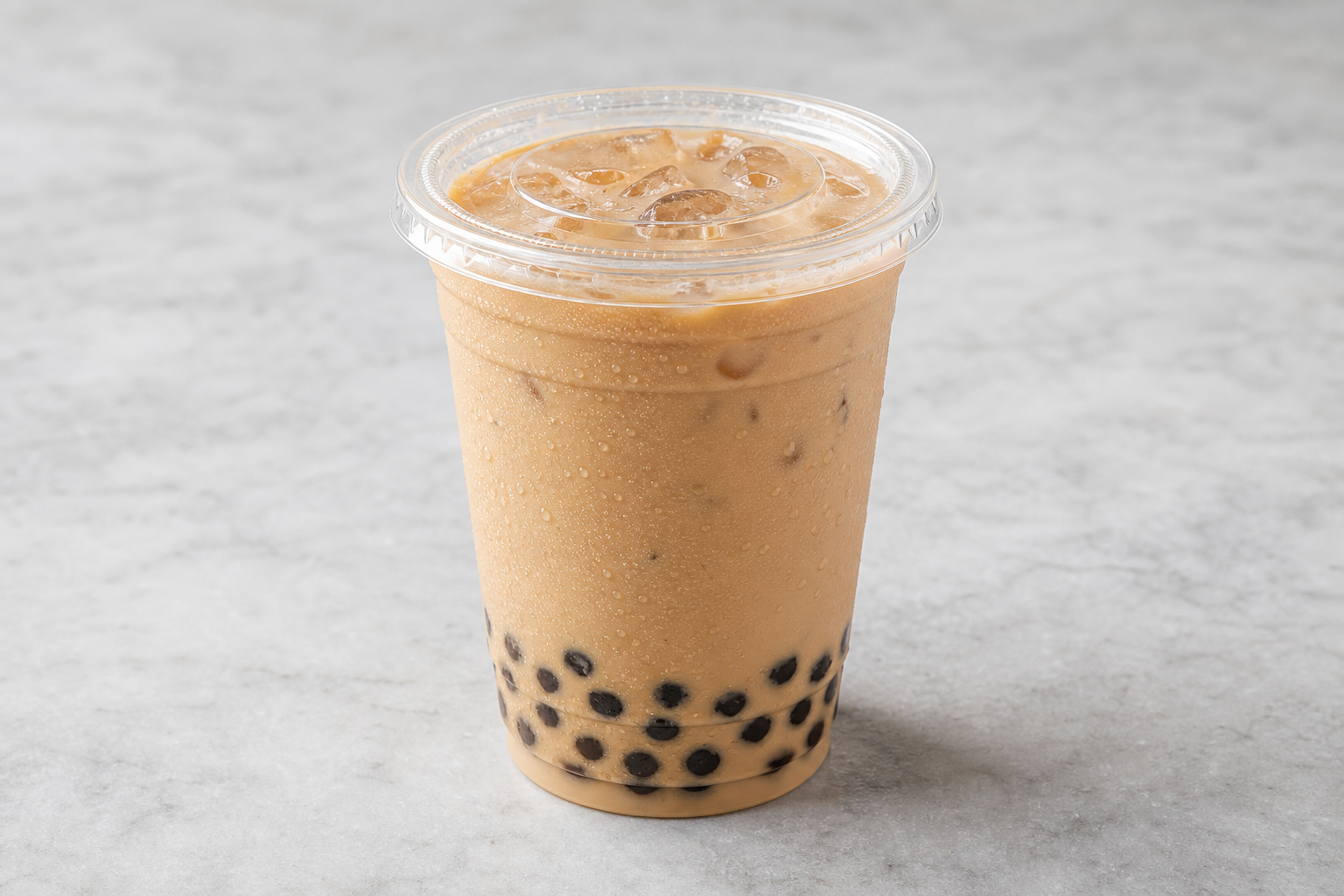 boba pearls Hong Kong milk tea P06 — China dish