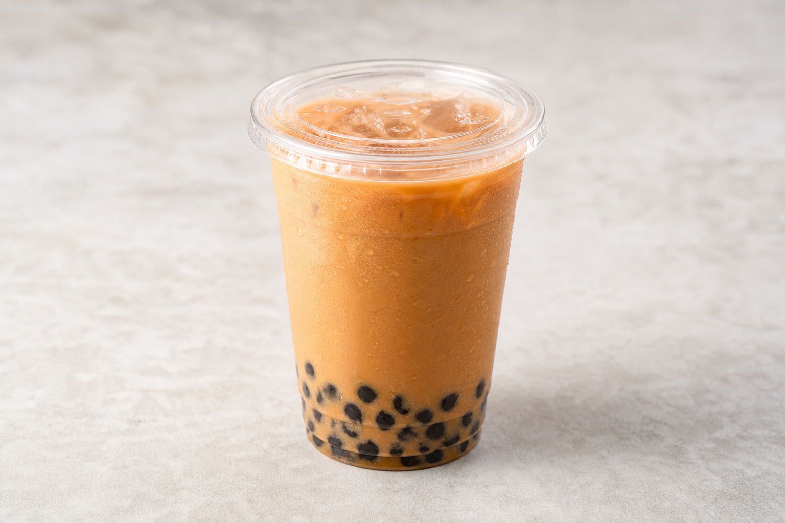 boba pearls Hong Kong milk tea P08 — China dish