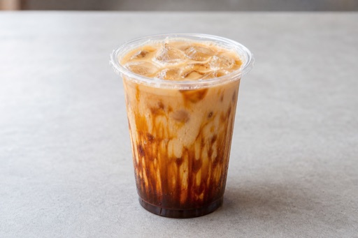 Photorealistic brown sugar oolong milk tea P10 food image by VDAMO