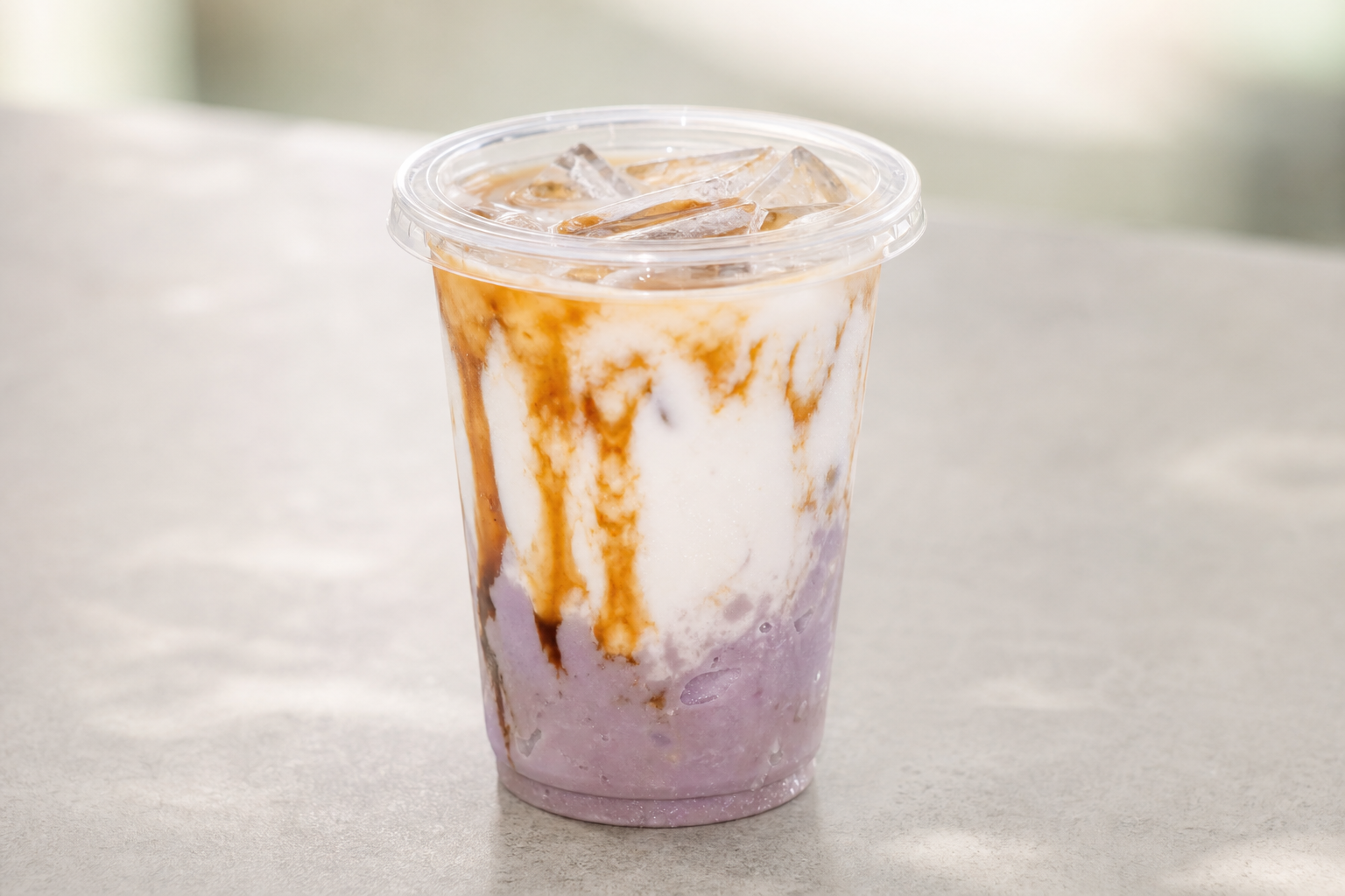 brown sugar taro fresh milk P06 — China dish