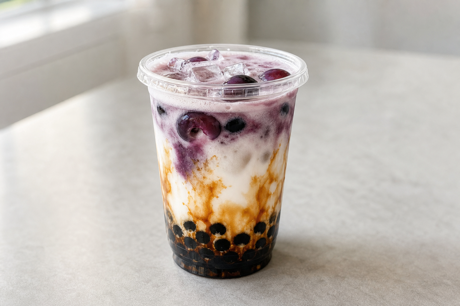 grape brown sugar pearl fresh milk P01 — China prato