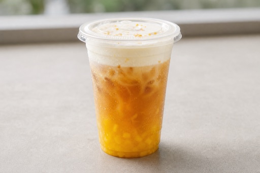 mango osmanthus oolong cheese foam tea P03 — China prato