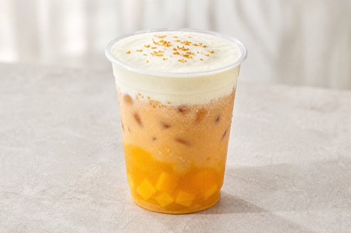 mango osmanthus oolong cheese foam tea P05 — China prato