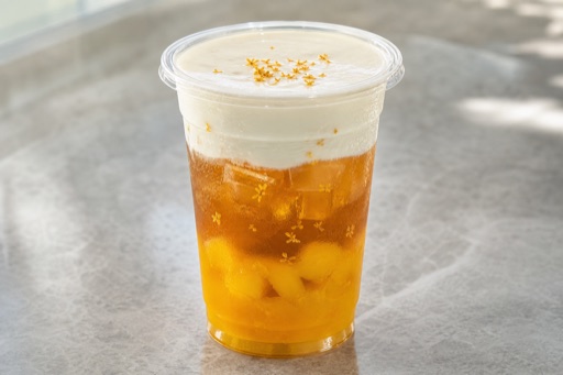 mango osmanthus oolong cheese foam tea P06 — China prato