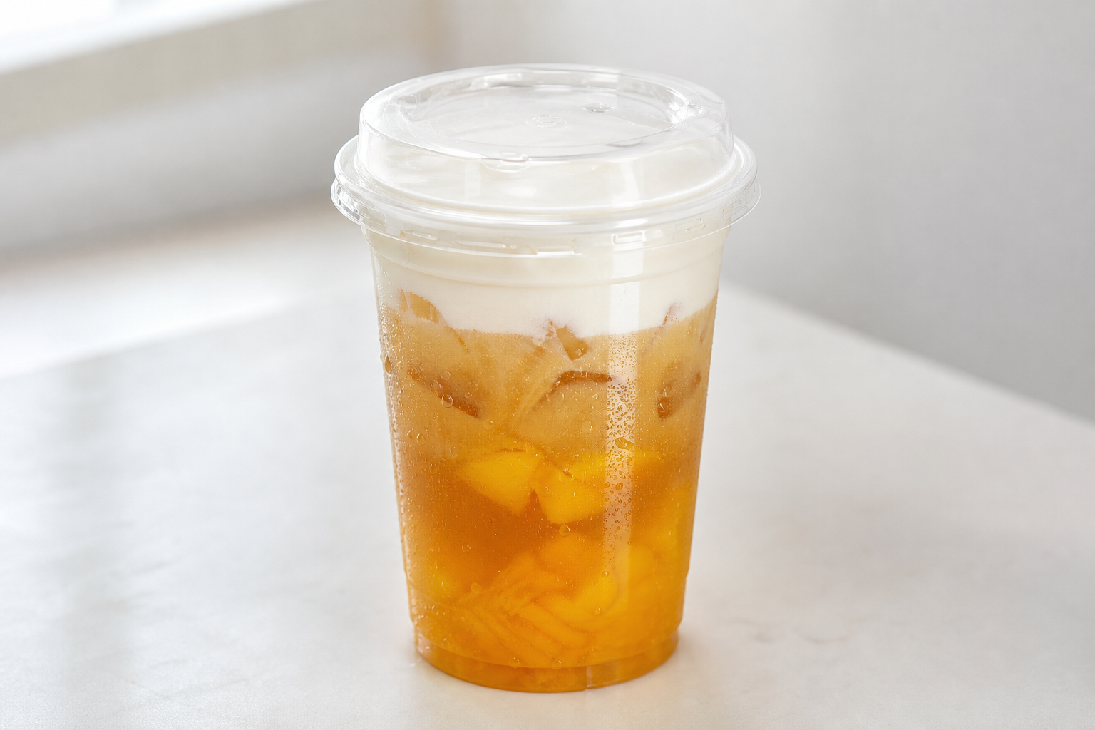mango osmanthus oolong cheese foam tea P01 — China prato