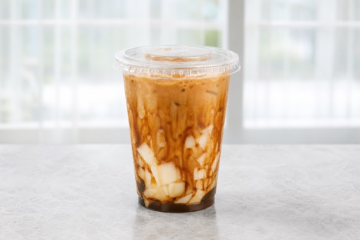 milk jelly brown sugar milk tea P04 — China dish