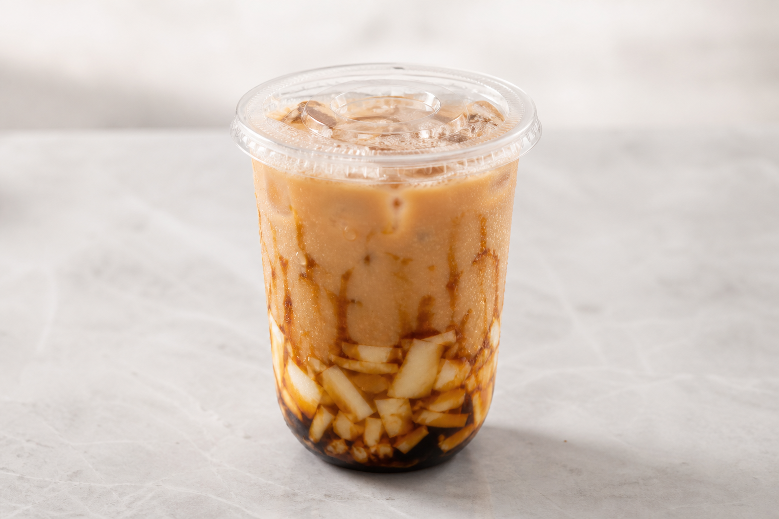 milk jelly brown sugar milk tea P10 — China dish