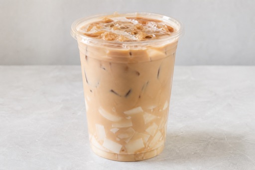 milk jelly Earl Grey milk tea P05 — China dish