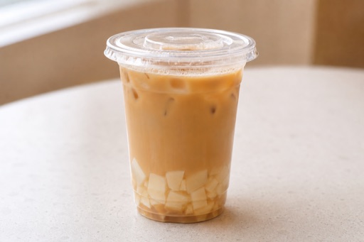 milk jelly Earl Grey milk tea P06 — China dish