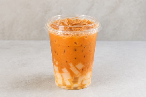 milk jelly Thai milk tea P01 — China dish
