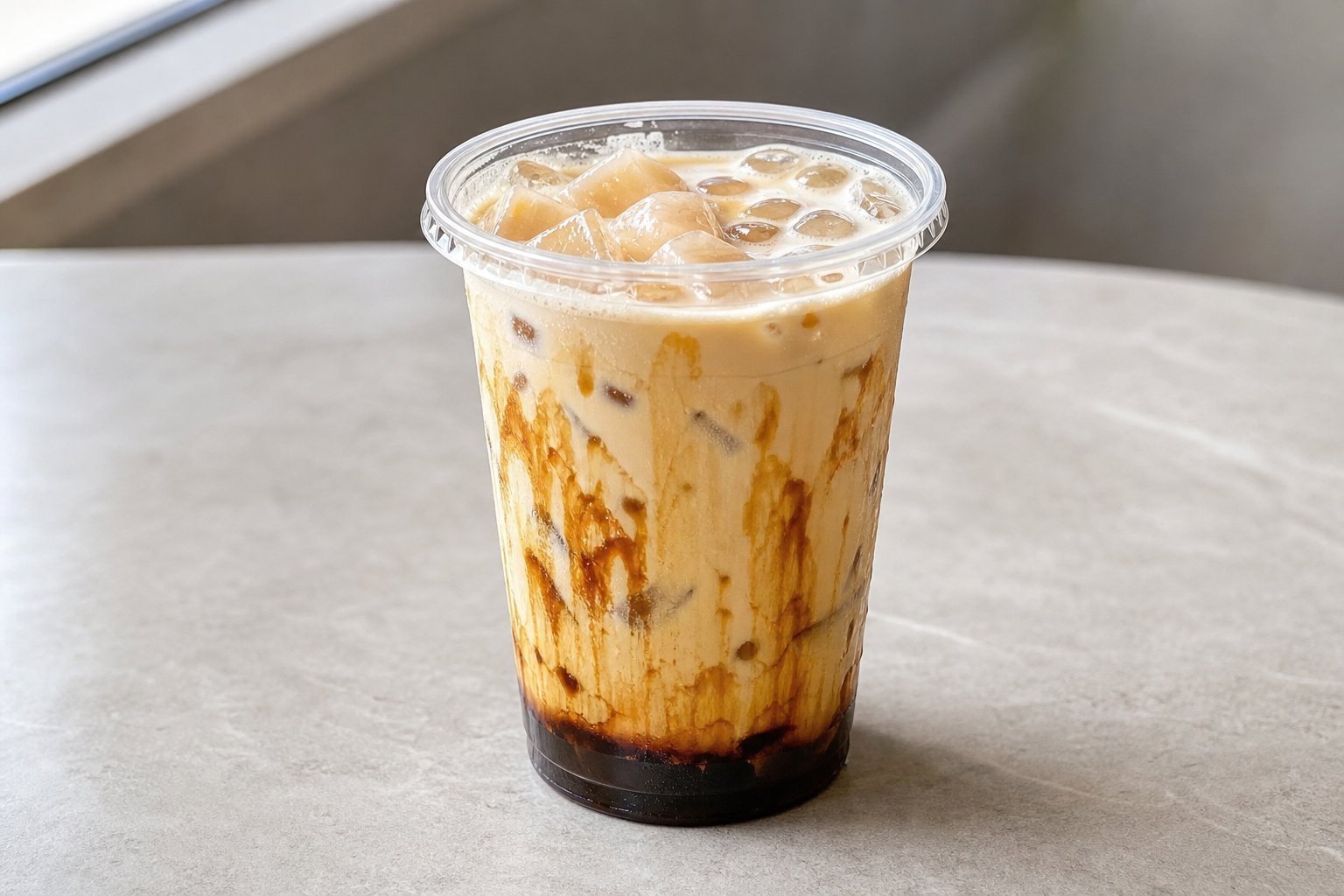 mochi brown sugar milk tea P01 — China dish