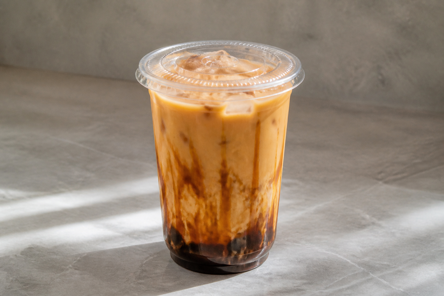 mochi brown sugar milk tea P06 — China dish