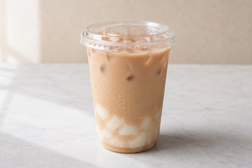 Photorealistic mochi oolong milk tea P01 food image by VDAMO