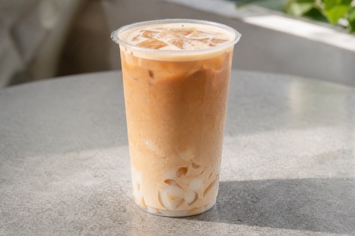 Photorealistic mochi oolong milk tea P07 food image by VDAMO