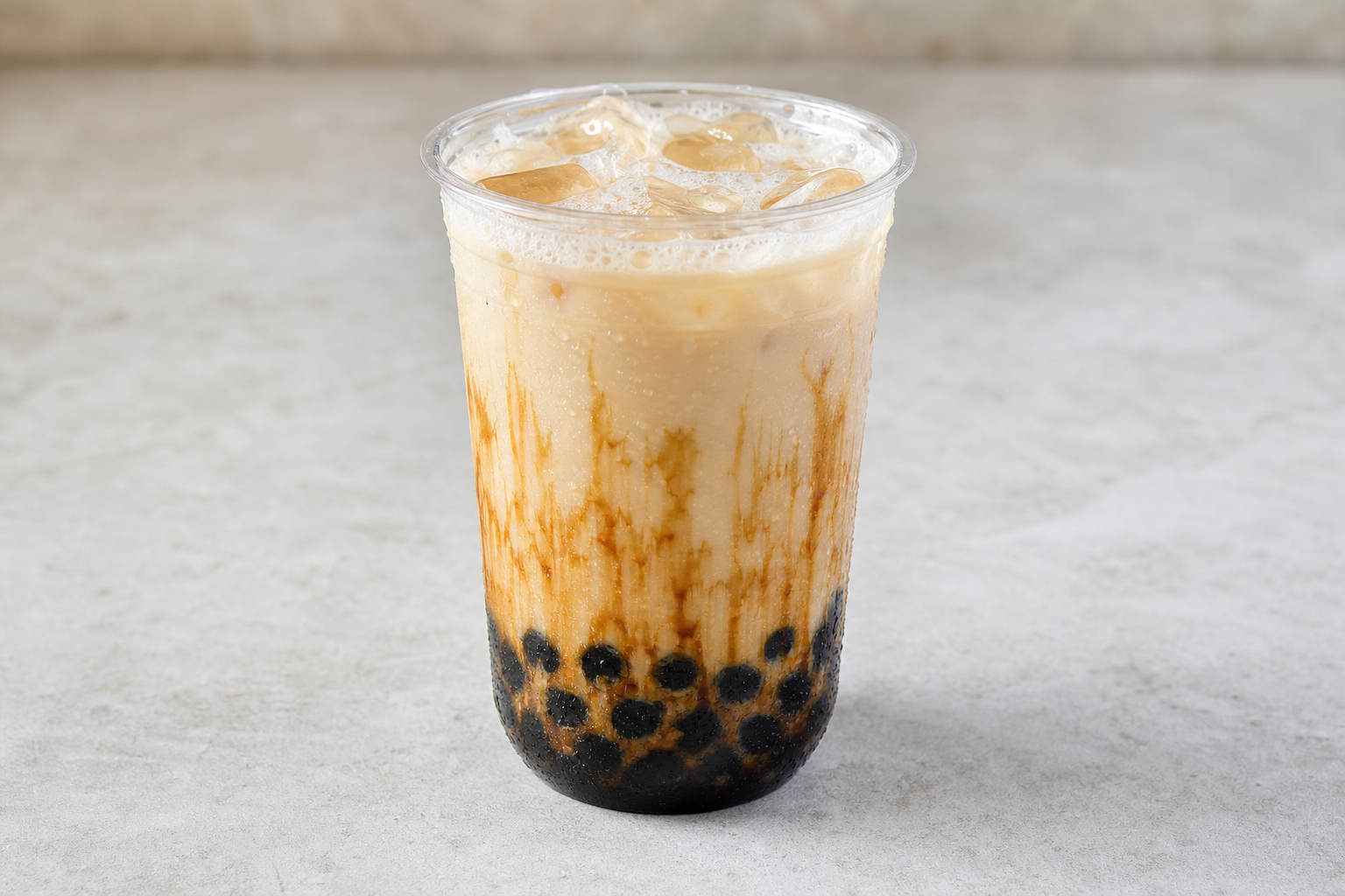 oat milk brown sugar pearl fresh milk P03 — China dish