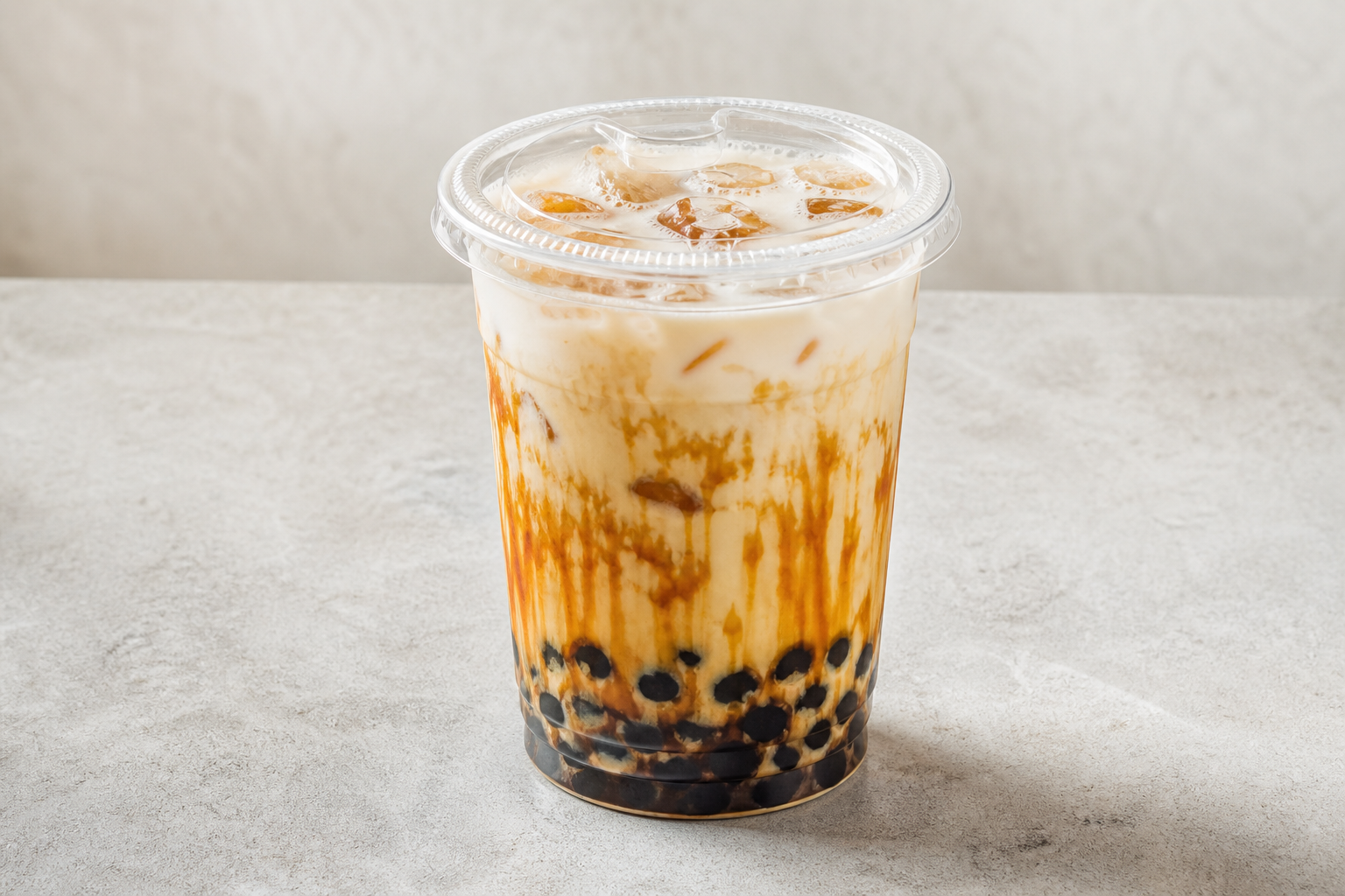 oat milk brown sugar pearl fresh milk P06 — China dish