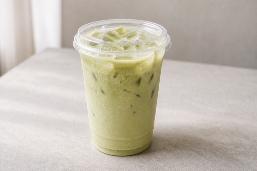 oat milk jasmine milk green tea P01 — China dish