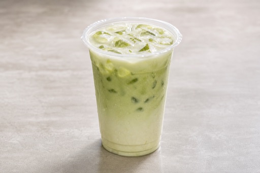 oat milk jasmine milk green tea P02 — China dish