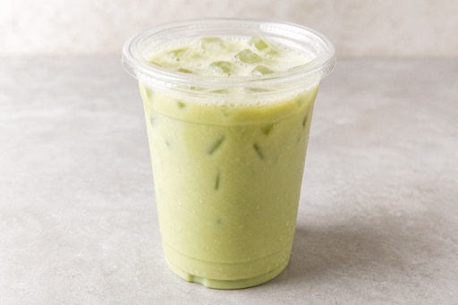 oat milk jasmine milk green tea P04 — China dish