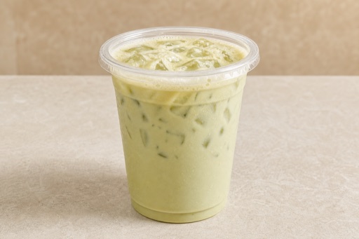 oat milk jasmine milk green tea P06 — China dish