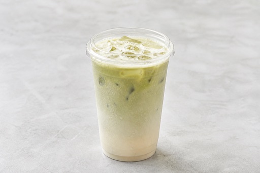 oat milk jasmine milk green tea P07 — China dish