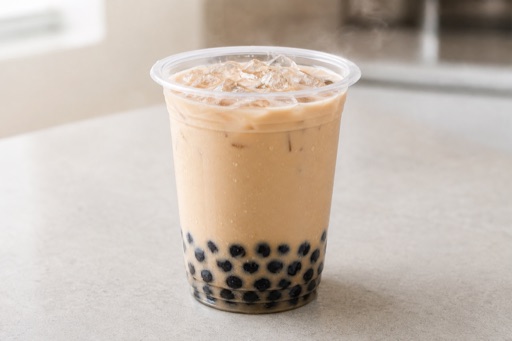 oat milk pearl milk tea P10 — China dish