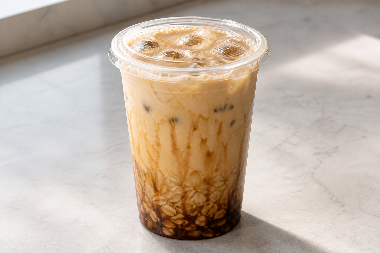 oats brown sugar milk tea P10 — China dish