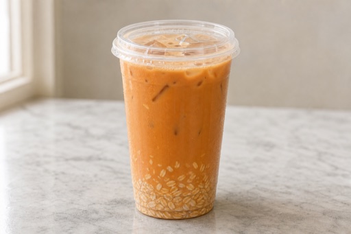 oats Hong Kong milk tea P07 — China dish