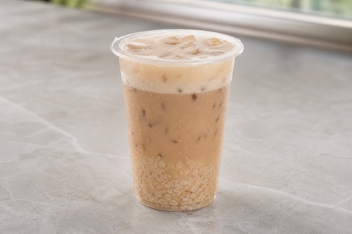 Photorealistic oats oolong milk tea P02 food image by VDAMO