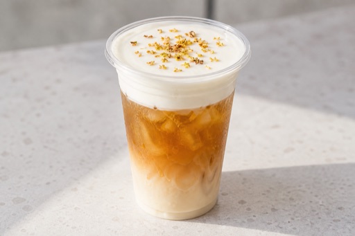 osmanthus oolong tea cream cheese tea P04 — China dish