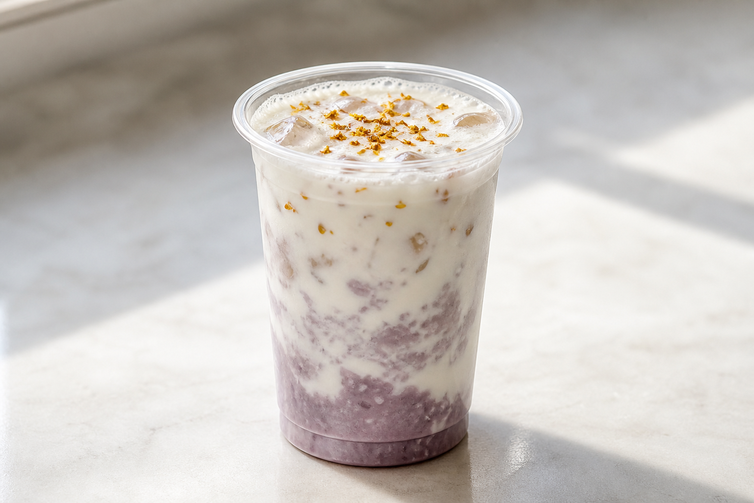 osmanthus taro fresh milk P06 — China dish