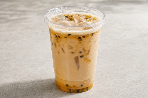 passion fruit oolong tea rich milk tea P01 — 중국 요리
