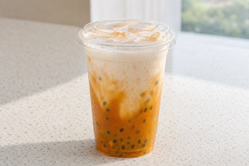 passion fruit oolong tea rich milk tea P03 — 중국 요리