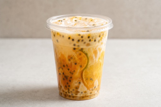passion fruit oolong tea rich milk tea P04 — 중국 요리