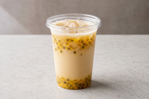 passion fruit oolong tea rich milk tea P08 — 중국 요리