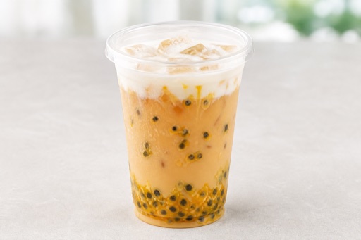 passion fruit oolong tea rich milk tea P10 — 중국 요리