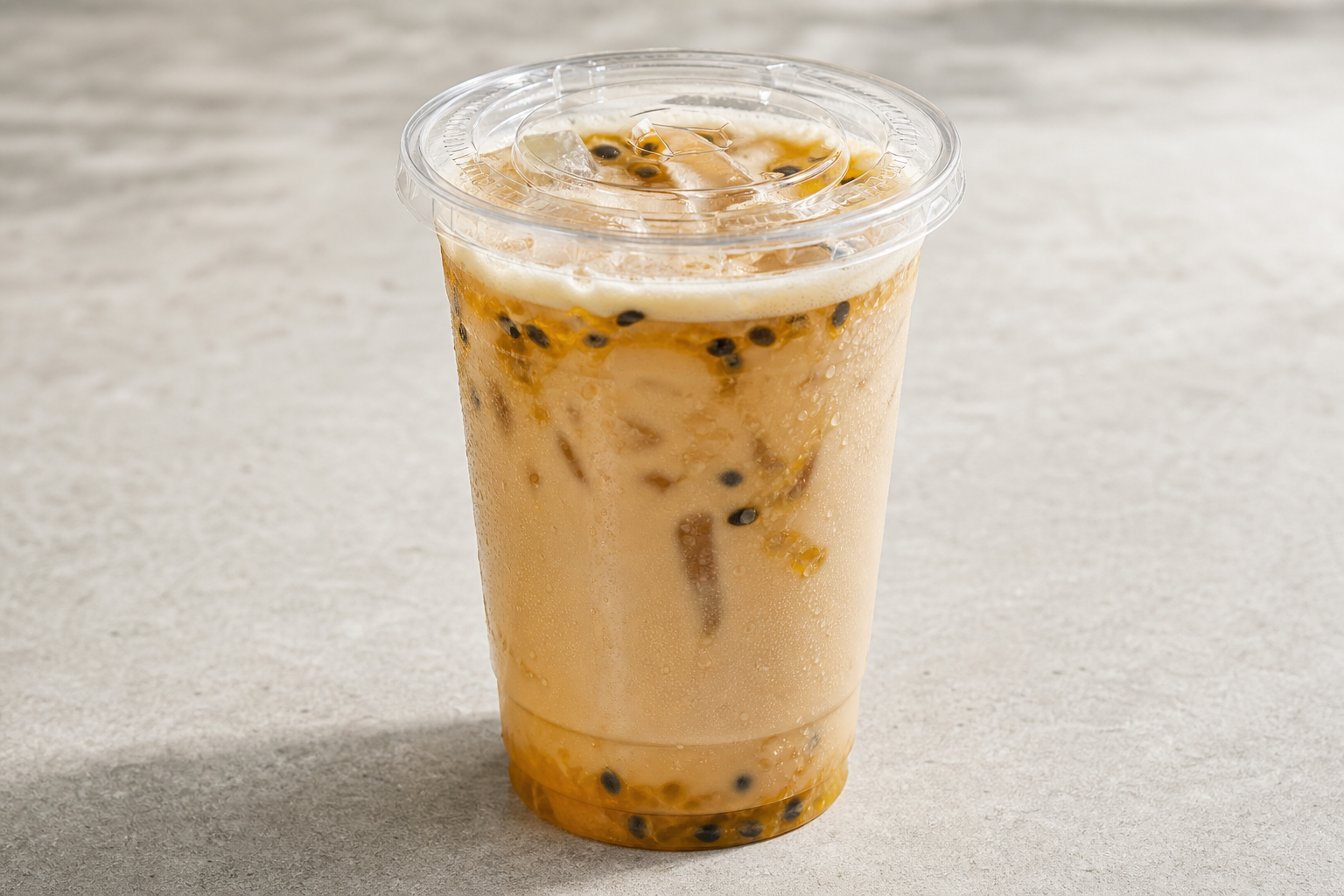 passion fruit oolong tea rich milk tea P01 — 중국 요리