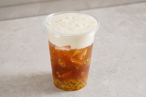 passion fruit pu er tea cheese foam tea P10 — China dish