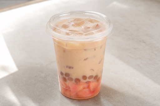 peach oolong tea fresh milk tea P05 — China dish