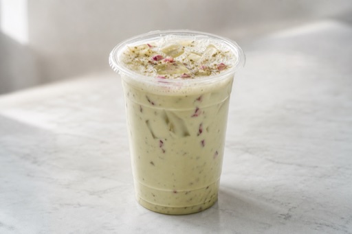 rose jasmine milk green tea P09 — China prato