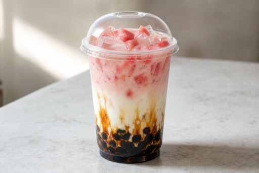 watermelon brown sugar pearl fresh milk P05 — China dish