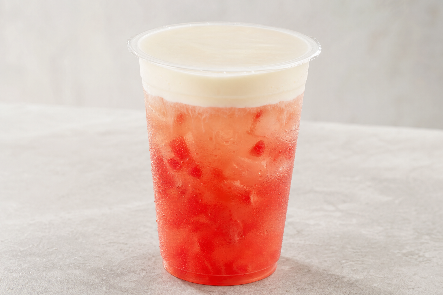 watermelon four seasons oolong cheese foam tea P02 — China dish