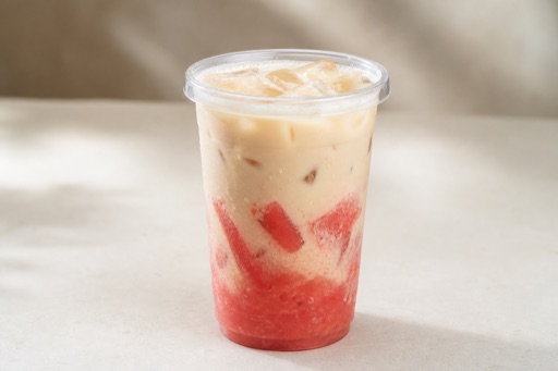 watermelon four seasons oolong rich milk tea P04 — China dish
