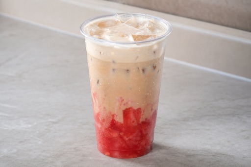 watermelon four seasons oolong rich milk tea P10 — China dish