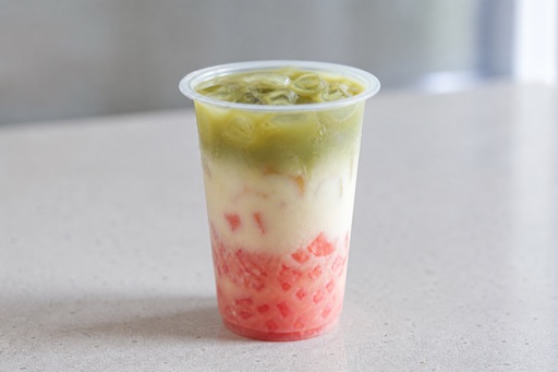 watermelon jasmine green tea fresh milk tea P02 — China dish
