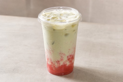 watermelon jasmine green tea rich milk tea P01 — China dish