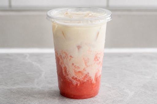 watermelon jasmine green tea rich milk tea P03 — China dish
